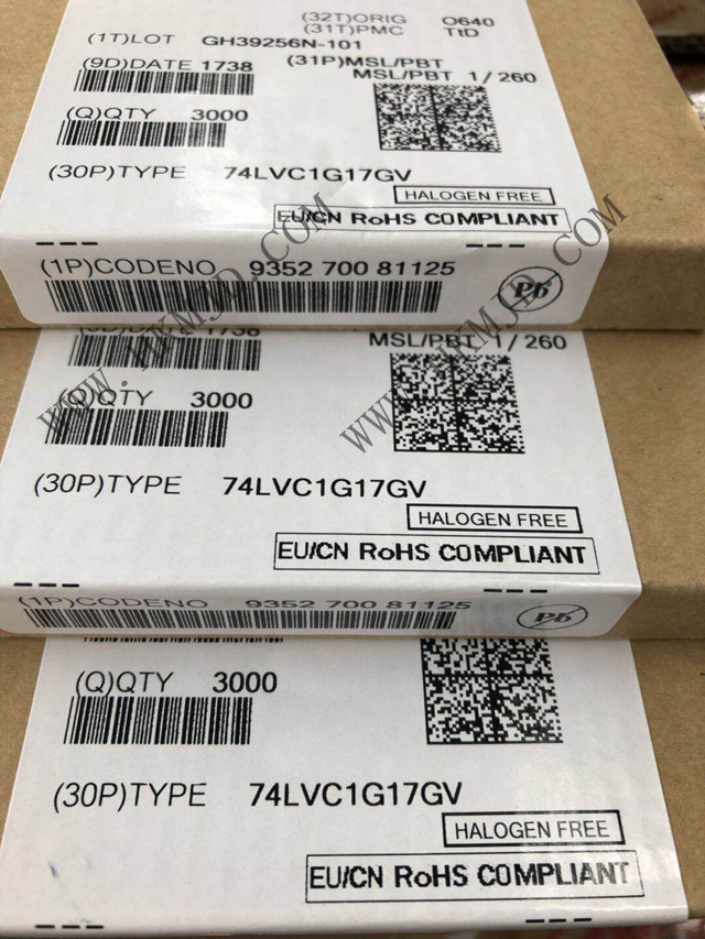 NXP 74LVC1G17GV 邏輯緩沖器，驅動器，接收器，收發(fā)器