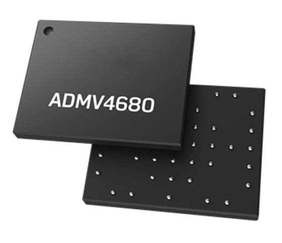 專為用戶終端而設計 ADMV4680ACDZ（ADI）10.7GHz 至 14.5GHz、4 通道半雙工波束合成器