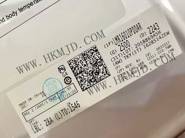 LMR16010PDDAR(TI): SIMPLE SWITCHER? 60V、1A 降壓轉(zhuǎn)換器（IQ 為 40μA）