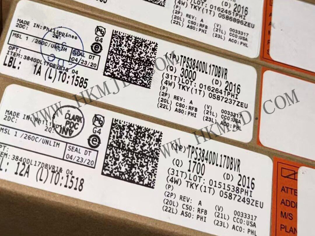 TI TPS3840DL17DBVR 高輸入電壓監(jiān)視器，帶 MR 和可編程延遲