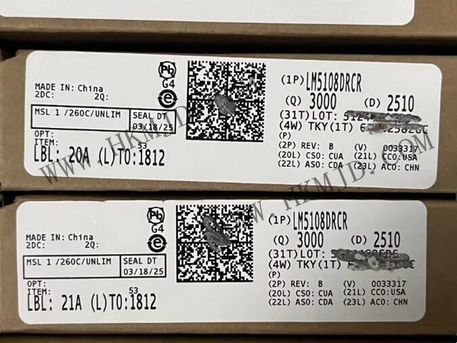 [供應 TI 電源管理IC] 供應TI LM5108DRCR 2.6A，110V 半橋柵極驅(qū)動器