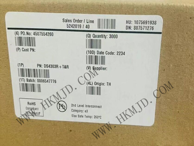 供應 Maxim DS4303R 電子可編程電壓基準，適用于自動工廠校準