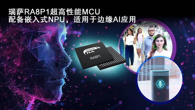 瑞薩電子推出搭載AI加速功能的1GHz微控制器， 樹立MCU性能新標(biāo)桿