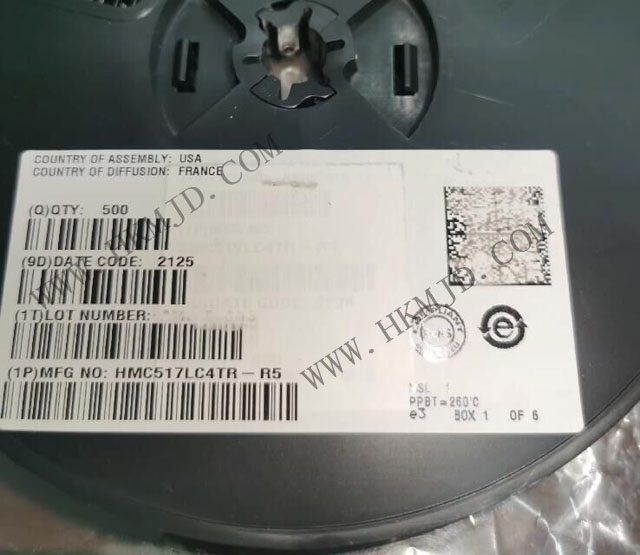 ADI HMC517LC4TR 高動(dòng)態(tài)范圍砷化鎵 pHEMT MMIC 低噪聲放大器